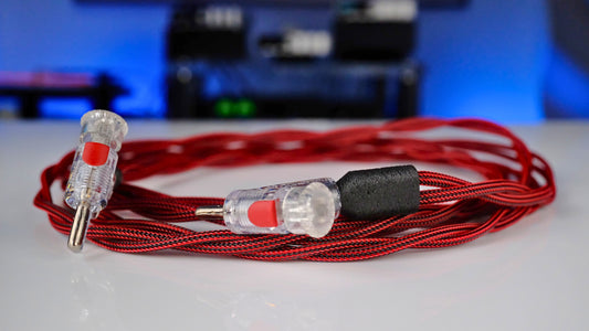 Vermillion Spark Speaker Cable.