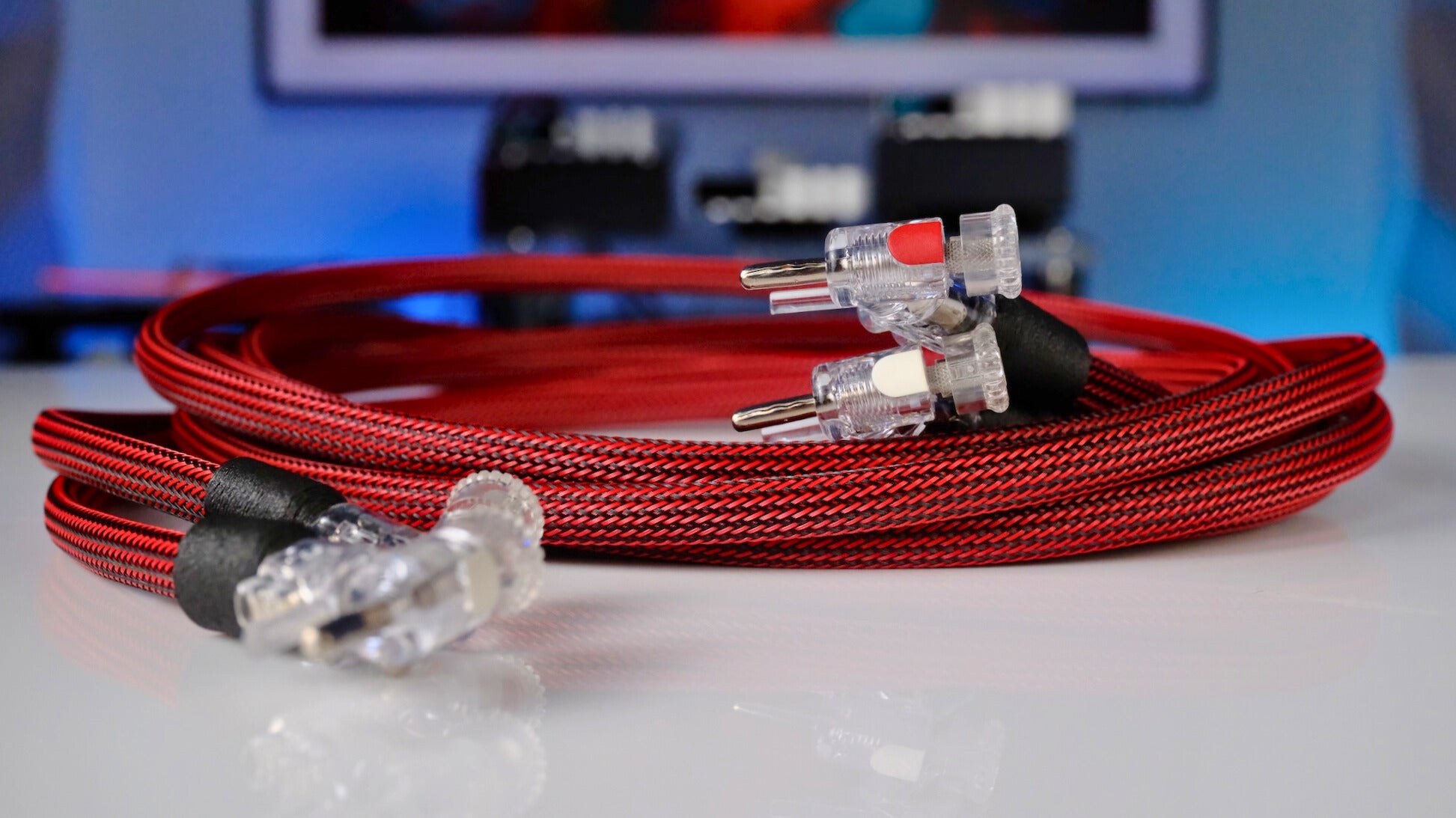 Vermillion Flame Speaker Cable